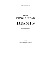 Buku Ajar Pengantar Bisnis