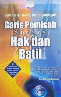 Garis Pemisah antara Hak dan Batil