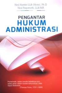 Pengantar hukum administrasi