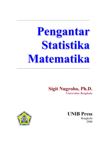 Pengantar statistika matematika