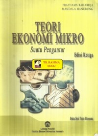 Teori Ekonomi Mikro: Suatu Pengantar