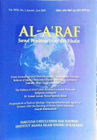 Al-a\'raf : jurnal pemikiran Islam dan filsafat