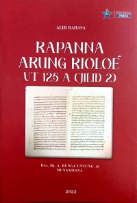 Alih Bahasa Rapanna Arung Rioloe UT 125 A