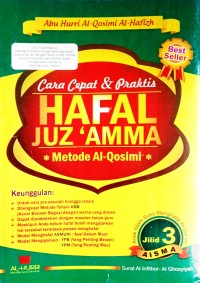 Cara cepat & praktis hafal juz 'amma : metode al-qosimi jilid 3
