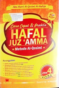Cara cepat & praktis hafal juz 'amma : metode al-qosimi jilid 4