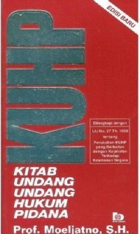 Kitab Undang-Undang Hukum Pidana