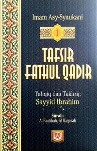 Tafsir fathul qadir Jilid 1