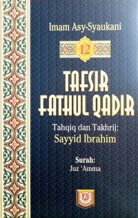 Tafsir fathul qadir Jilid 12