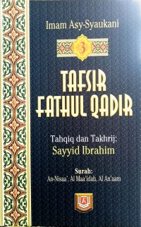 Tafsir fathul qadir Jilid 3